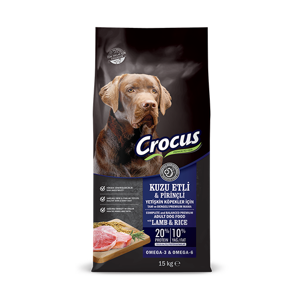 კროკუსი ზრდასრული ძაღლი Lamb & Rice 15 კგ