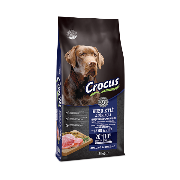 კროკუსი ზრდასრული ძაღლი Lamb & Rice 15 კგ