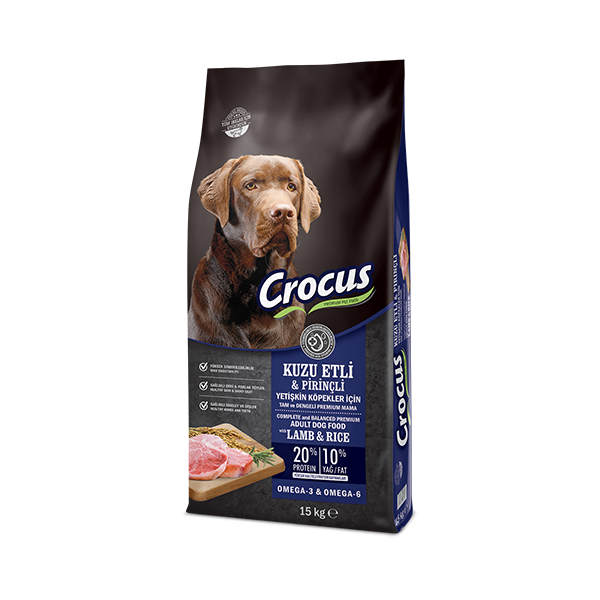 კროკუსი ზრდასრული ძაღლი Lamb & Rice 15 კგ