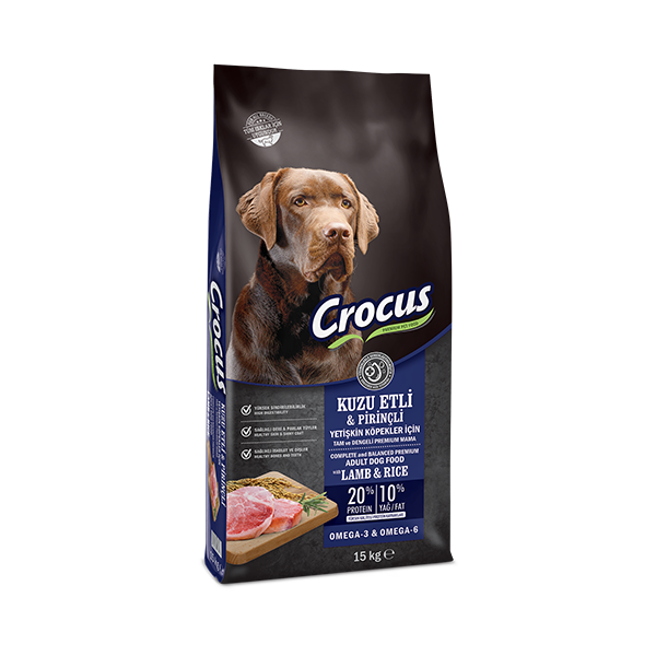 კროკუსი ზრდასრული ძაღლი Lamb & Rice 15 კგ