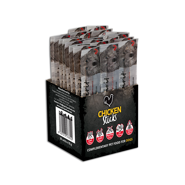 ალფა სპირიტი სნექი ძაღლებისთვის Chicken 30X10 გრ
