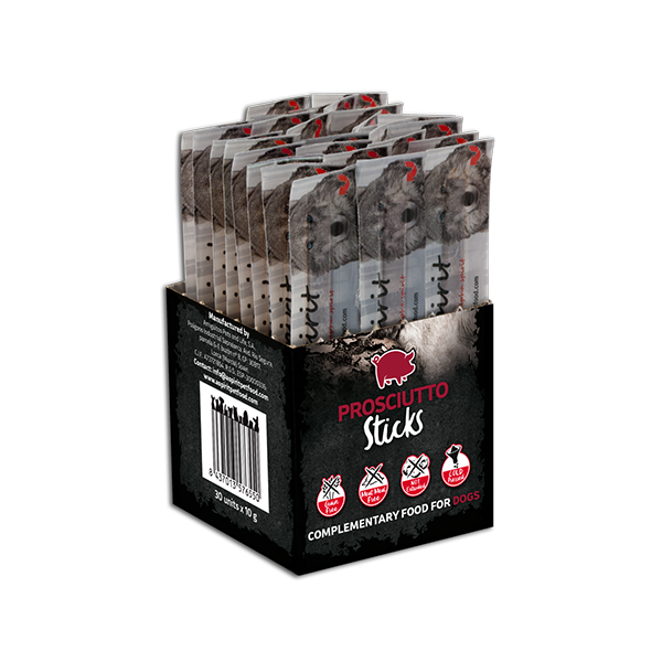 ალფა სპირიტი სნექი ძაღლებისთვის Prosciutto 30X10 გრ